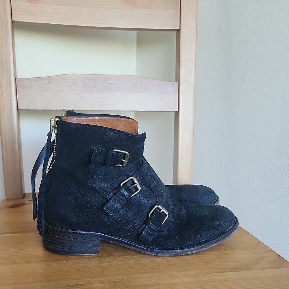 Buttero Leather Boots Made In Italy,38